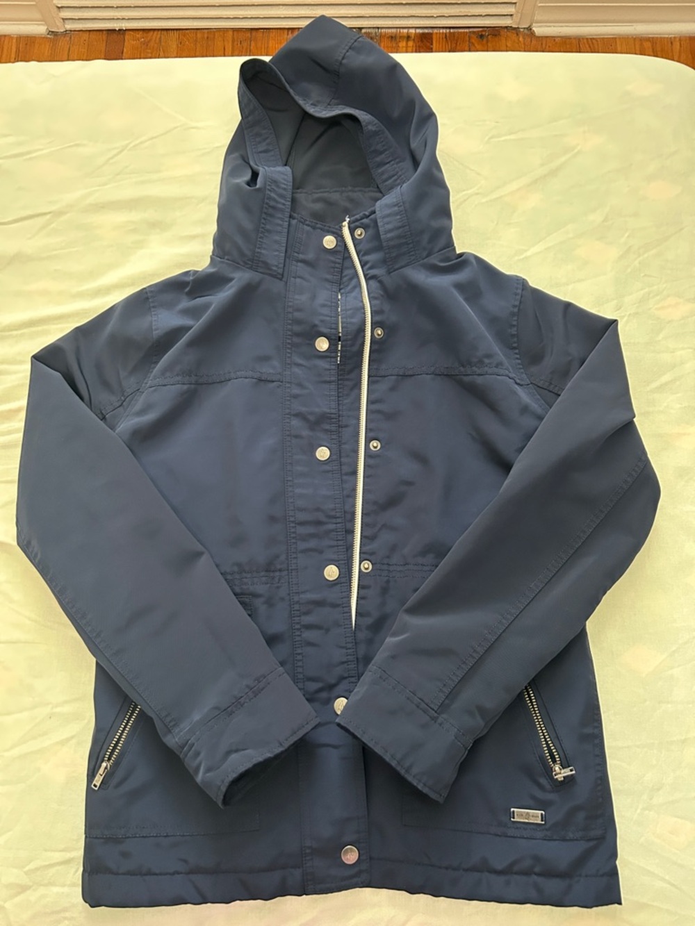 Abercrombie & Fitch Navy Hooded Jacket
